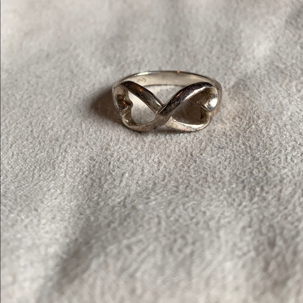 Stirling Silver Infinity Ring - image 1